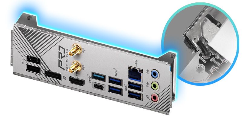 Pre-Installed IO Shield